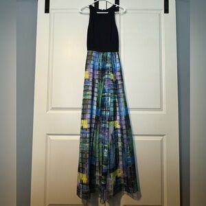 Colorful Maxi Dress with Pockets